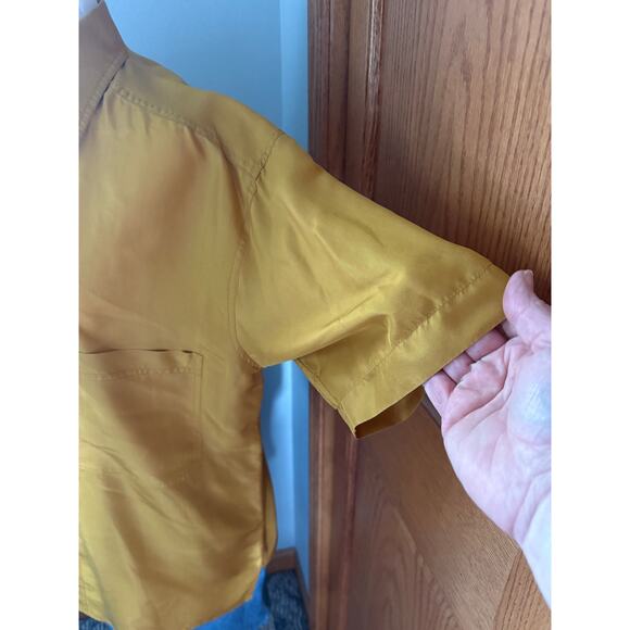 Bogari Vintage 100% Silk Shirt Size Small Unisex - Picture 4 of 7
